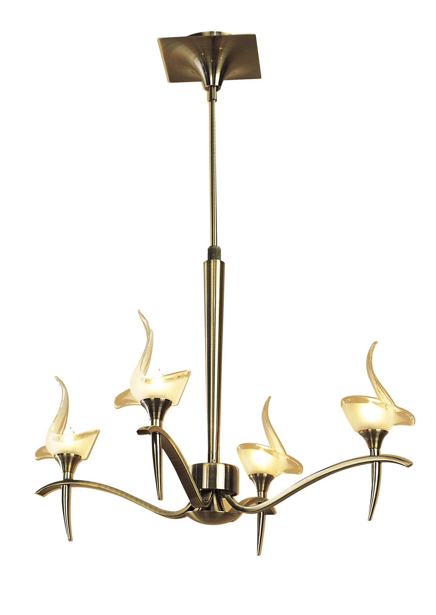 M0323AB  Viena AB Telescopic Pendant 4 Light